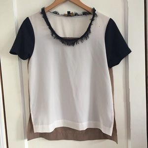 Adrienne Vittadini color block top, small